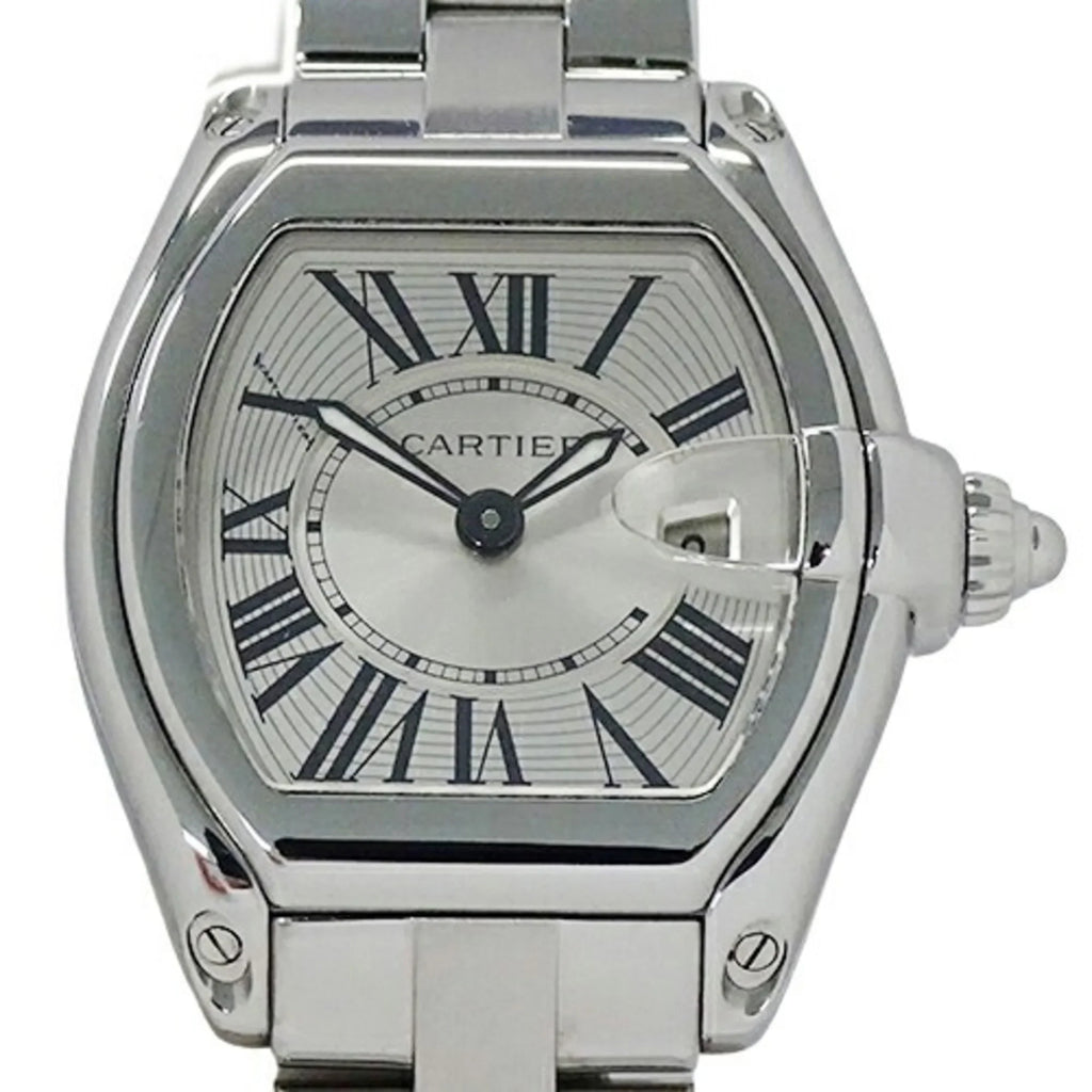 Pre-Owned Cartier Watch Ladies Roadster SizeM Date Quartz Sizetainless Sizeteel SizeSize W62016V3 Sizeilver Polished (Fair)