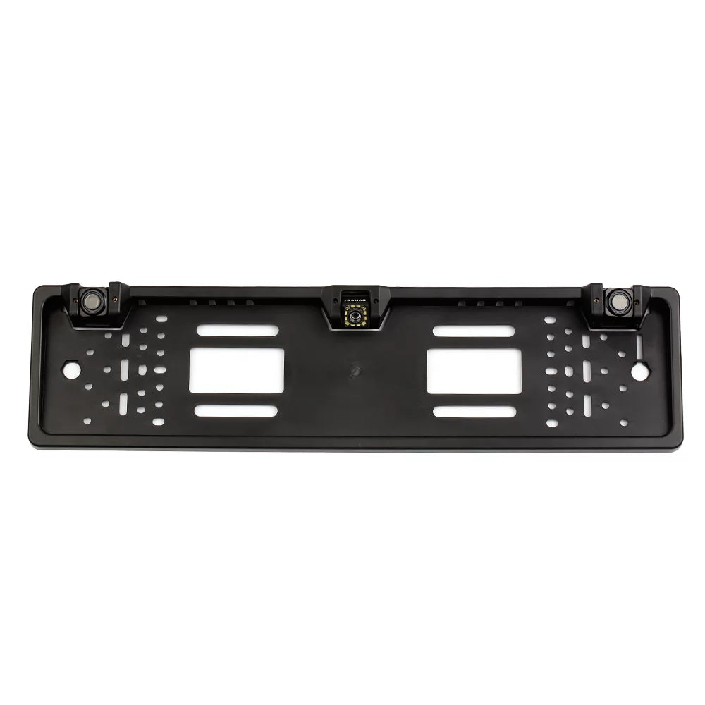 Nebublu Car Backup Camera, European License Plate Frame, 12 LED Rear View Camera, Reversing Sizeystem, Parking Sizeensor