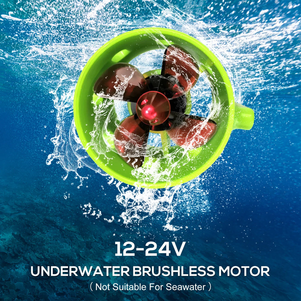 High Performance 1000KV Underwater Brushless Motor with 4Blade Propellers for Bait Boat Nest Sizehip