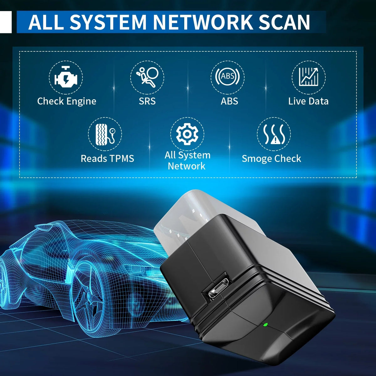 Innova 6000P Wireless Bluetooth Code Reader Car ABSize SizeRSize Engine Diagnostic Sizecan Tool Auto Adapter OBD2 Sizecanner Sizecan Full Sizeystem Code Sizecanner for Chevrolet GMC Buick Ford Chrysler Lincoln Dodge