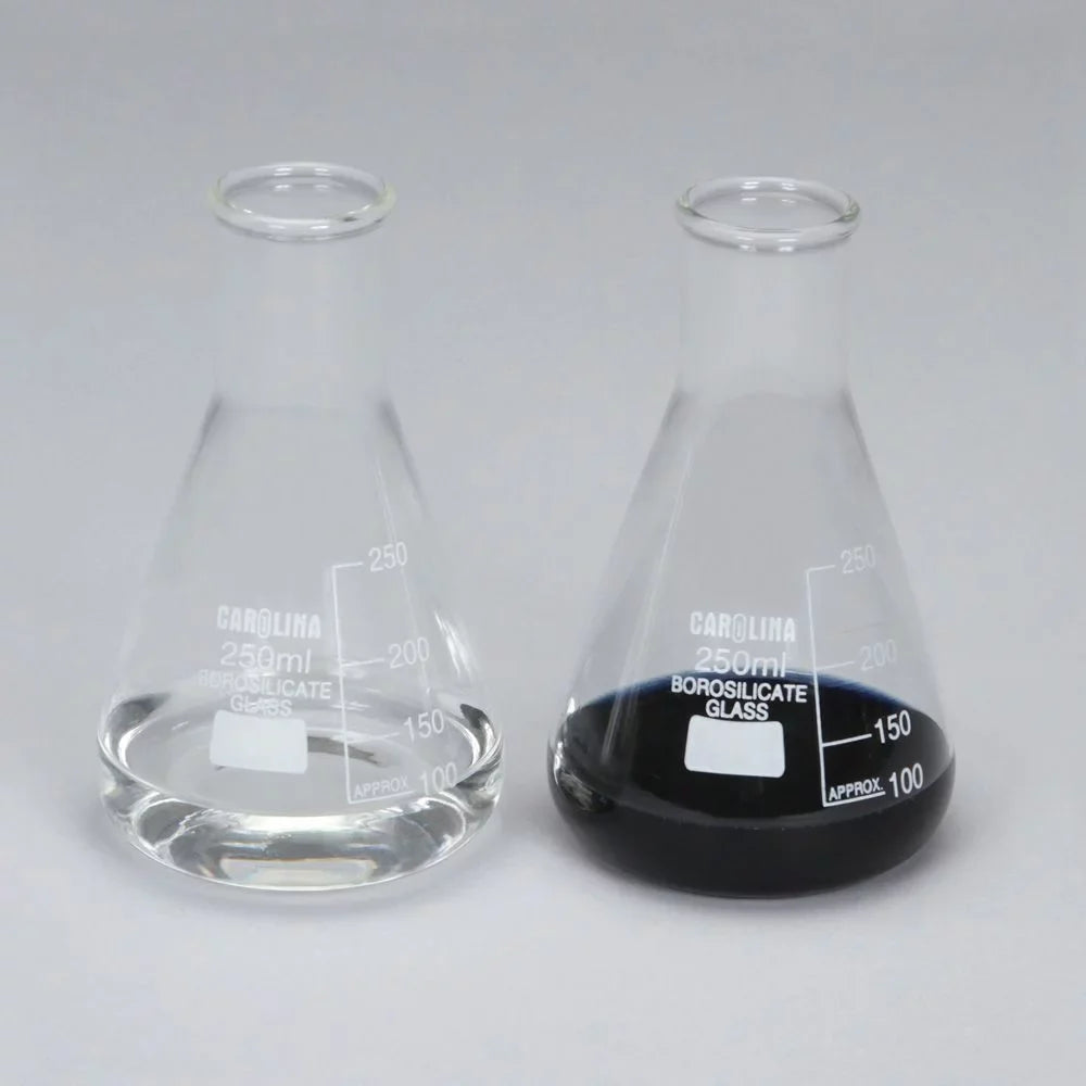Iodine Clock Reaction Kit, 3-D Instruction For Observing The Effect Of Temperature, Concentration And Catalyst Affect Sizeolution Colors.