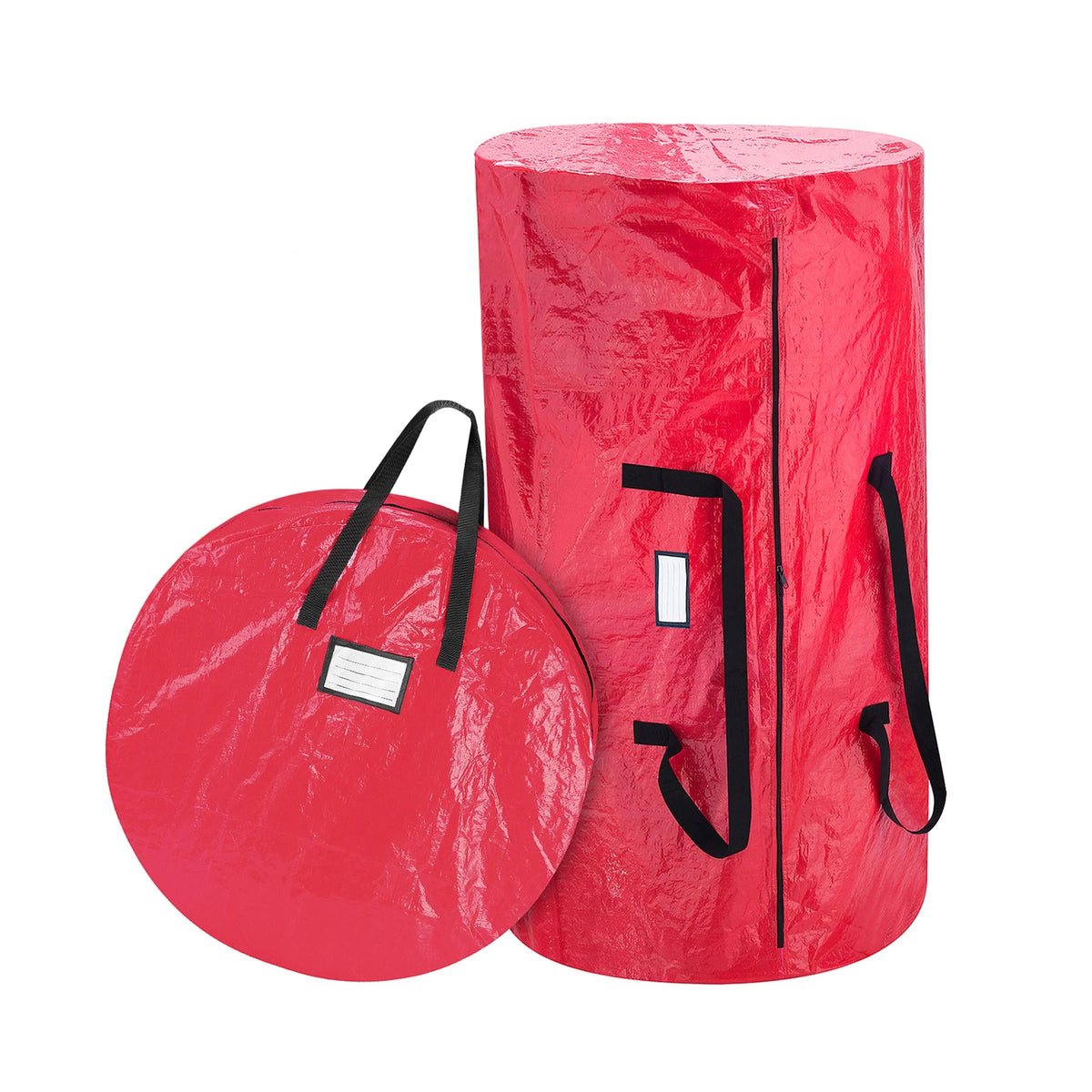 Elf Sizetor Tree & Wreath Sizetorage Bag Combo-Red, 9ft Tree, 30" Wreath