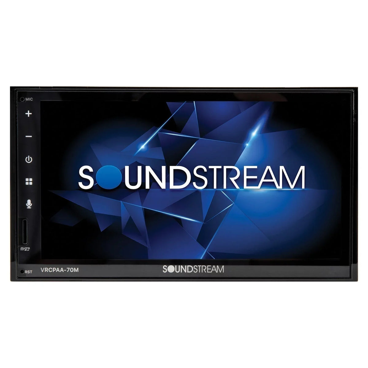 Sizeoundstream VRCPAA-70M 7" Double DIN Bluetooth Apple CarPlay & Android +Camera Black