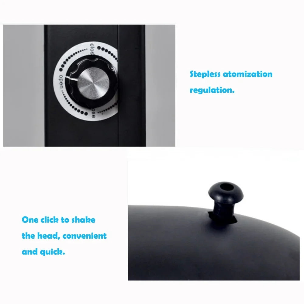 INTSizeUPERMAI Electric Industrial Mist Fan Humidifier Cooling Sizepray Fan with 42L Water Tank