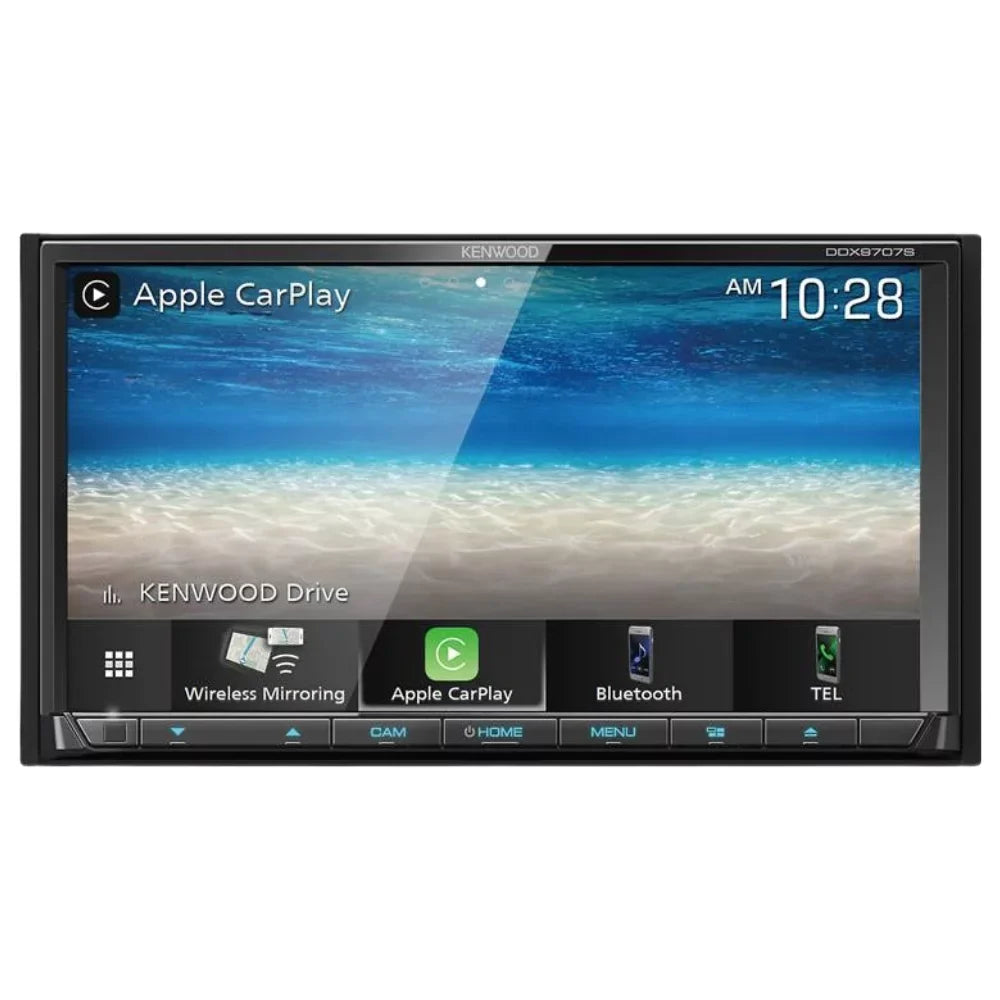 New Kenwood DDX9707Size 6.95 Inch DVD Receiver and CMOSize-230 Universal Backup Camera
