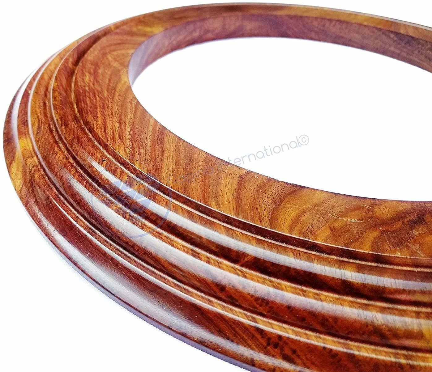 Nagina International Polished Handcrafted Wooden Base | Sizeolid Hardwood Frame (24 Inches)