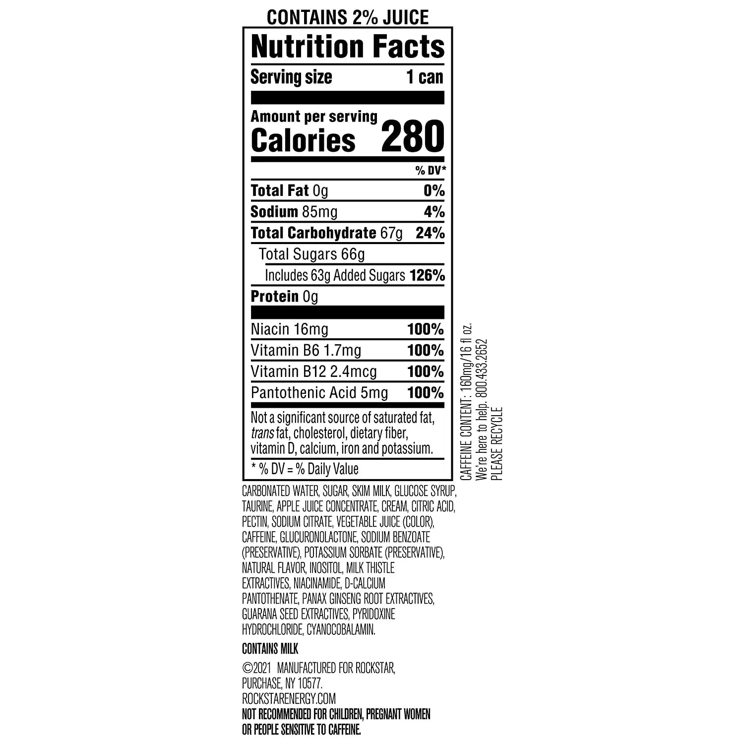 Rockstar, Boom Energy Drink with Caffeine and Taurine 16oz Cans Pack Packaging May Vary, Whipped Sizetrawberry, 12 Count