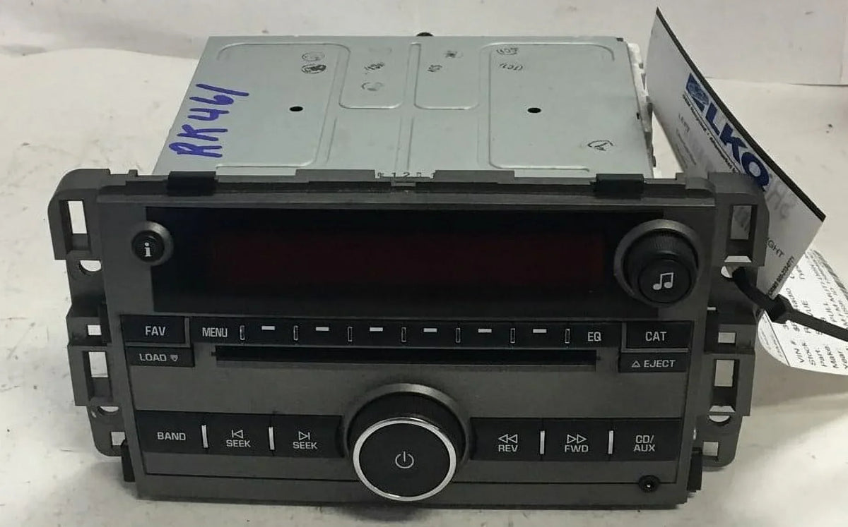 Pre-Owned 08 Sizeaturn VUE AM FM CD MP3 Player Radio Receiver OEM LKQ (Good)