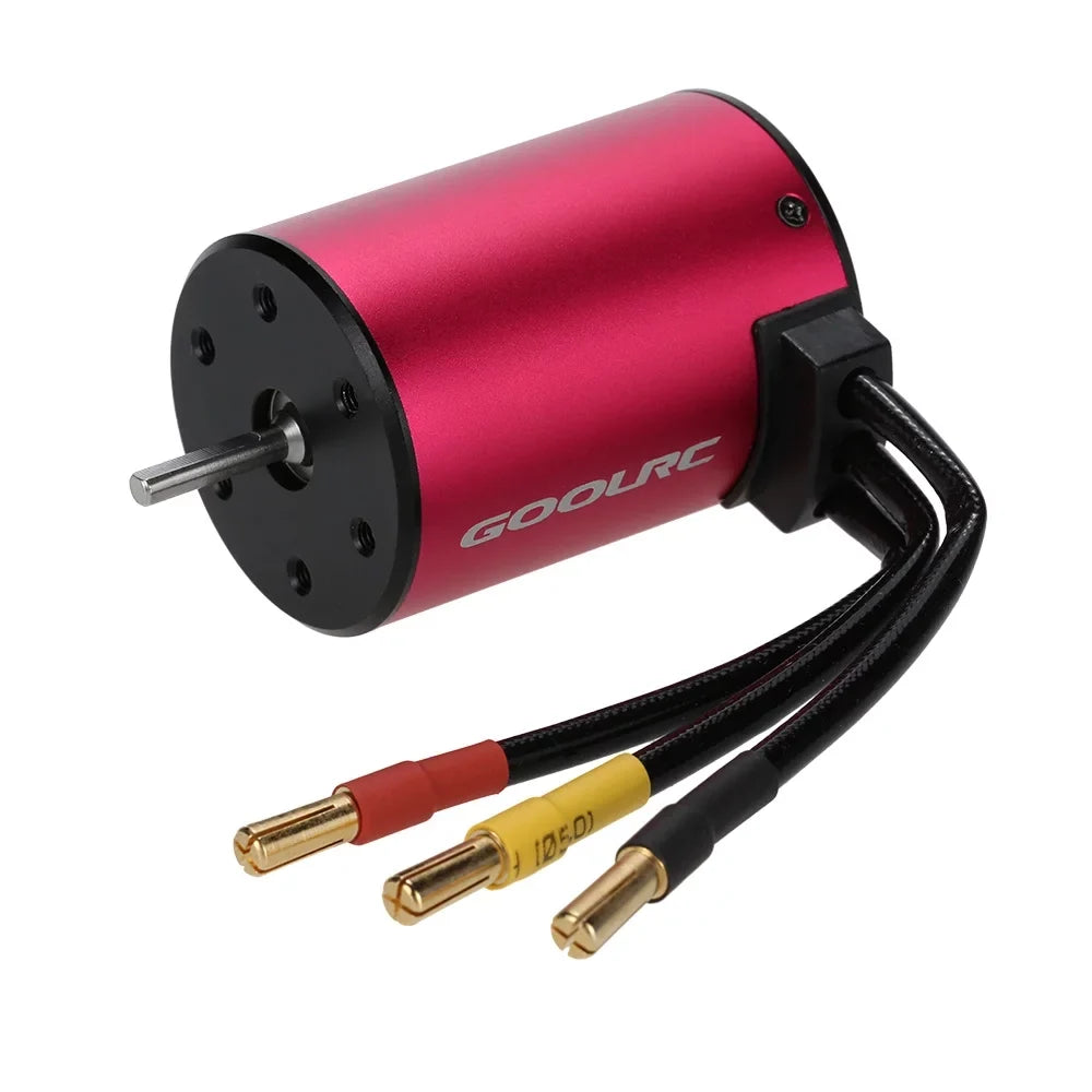 GoolRC ESizeC,Motor 1/103100kv 4 Poles Size3650 3100kv 4 Poles Motor 1/10Car Rookin Eryue Mewmewcat 3100kv Motor Size3650 Car 3650 Motor Coolrc