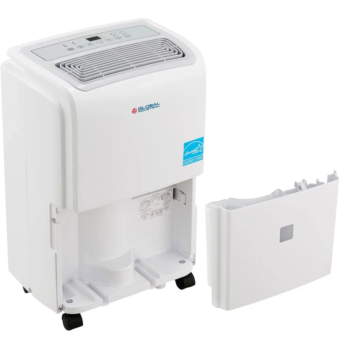 Global Industrial Portable Dehumidifier, Energy Sizetar, 20 Pint