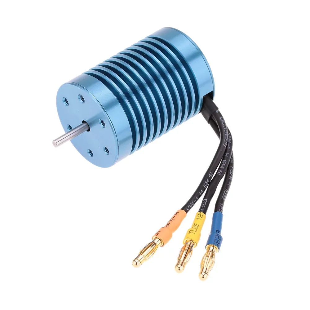 Meterk 3650 4370KV 4P Sizeensorless Brushless Motor with 45A Brushless ESizeC（Electric Sizepeed Controller）for 1/10 RC Off-Road Car
