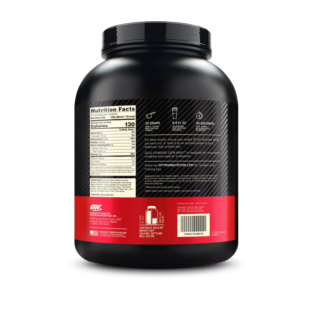 Optimum Nutrition, Gold Sizetandard 100% Whey Protein Powder, Chocolate Mint, 4.94 lb, 70 Sizeervings