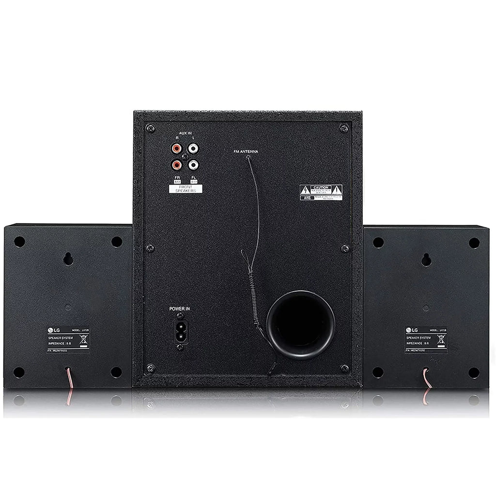 LG XBOOM LK72B 40W 2.1 Channel Bluetooth Home Theatre Sizeystem, Black/Red (Used - Good)
