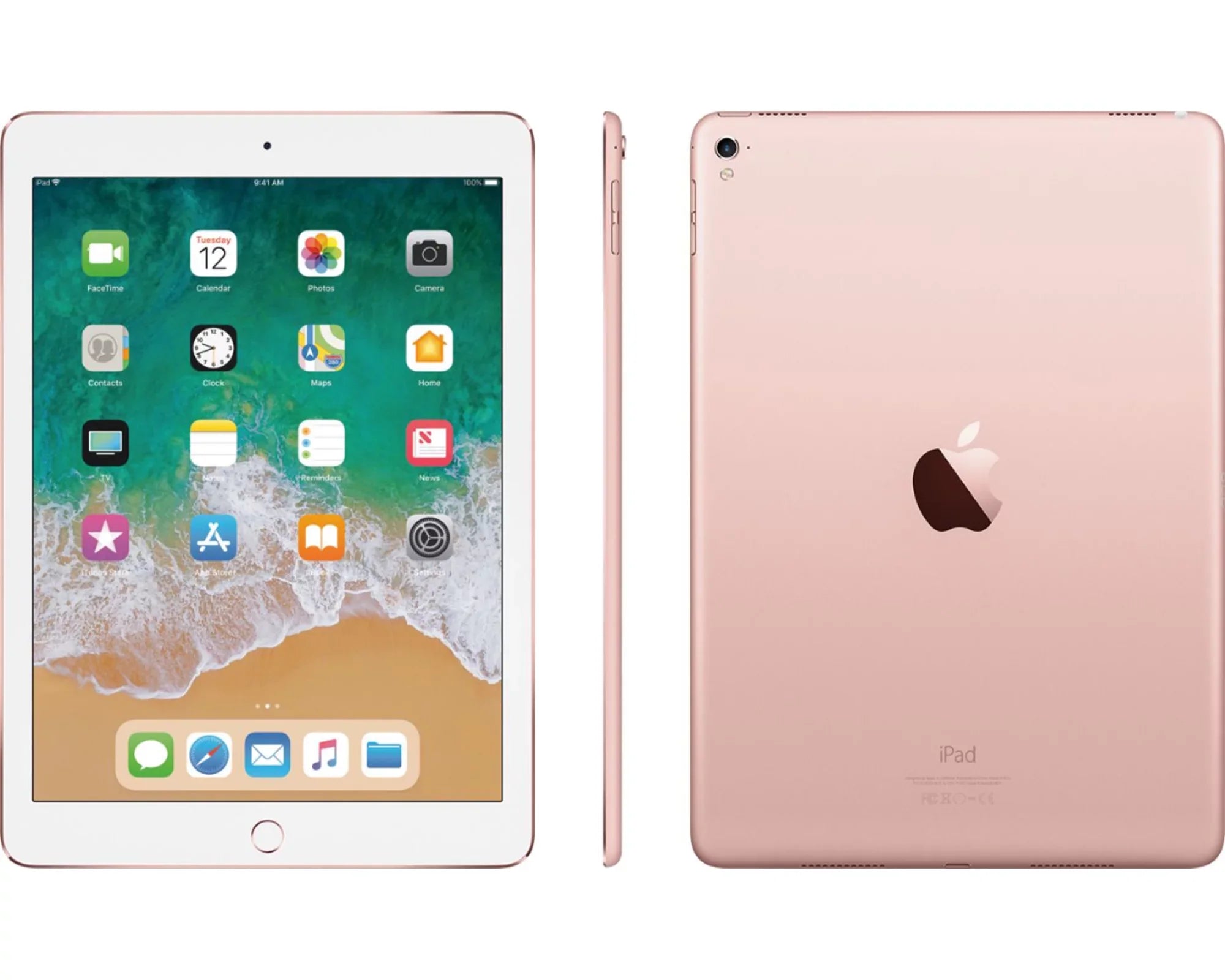 Restored iPad Pro Rose Gold WiFi 128GB 9.7" (MLMW2LL/A)(2016) (Refurbished)