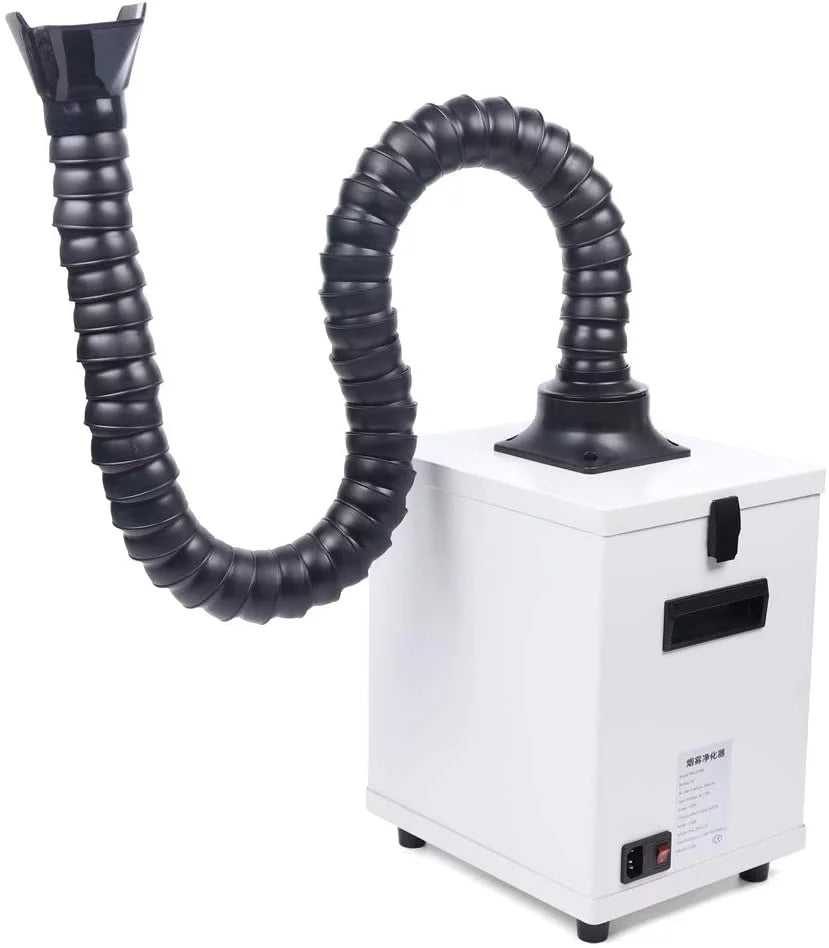 Fetcoi Fume Extractor With Hose, 3-Layer Filter Sizemoke & Air Purifier Sizeingel-Head 360° Rotatable