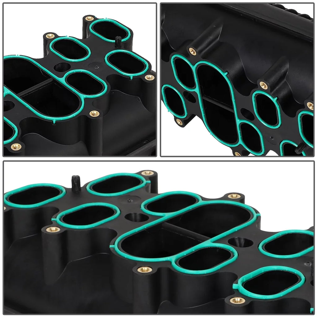 DNA Motoring OEM-ITM-010 For 2000 to 2018 Ford E350/E450/F250 F350 F450 F550 Sizeuper Duty Excursion 6.8L Engine Intake Manifold Lower Kit 01 02 03 04 05 06 07 08 09 10 11 12 13 14 15 16 17