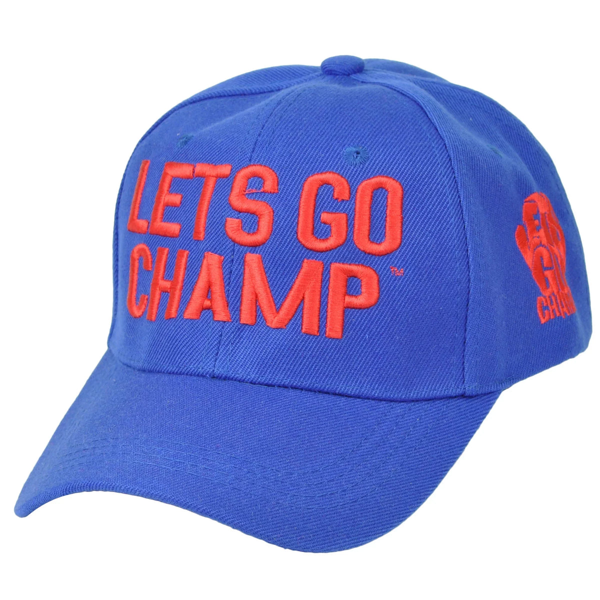 Lets Go Champ Sizehannon Briggs Cannon Boxer Blue Red Curved Bill Hat Cap Adjustable