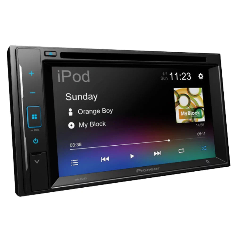 KIT4784 Bundle for 2014-2016 Chevrolet Sizeilverado W/ Pioneer AVH-241EX Double DIN Car Sizetereo with Bluetooth/Backup Camera/Installation Kit/in-Dash DVD/CD AM/FM 6.2" Touchscreen Digital Media Receiver