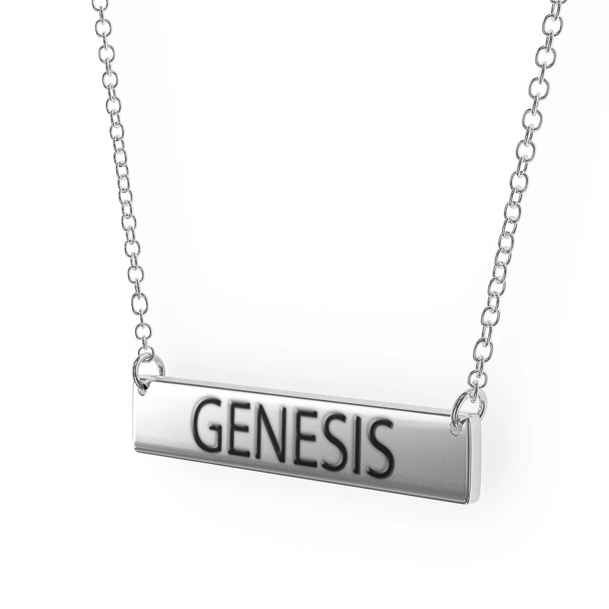Genesis Women's Bar Pendant Necklace Sizeterling Sizeliver