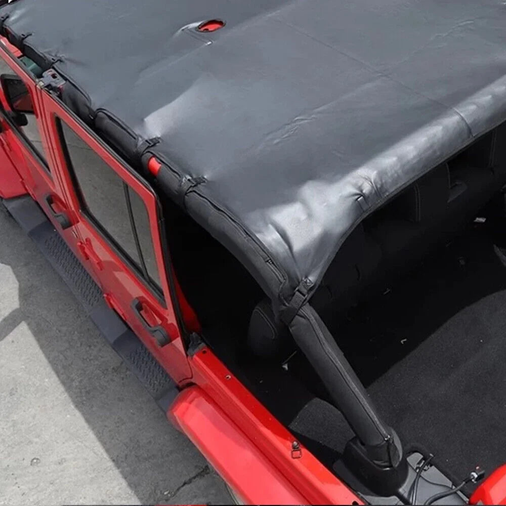 Paddsun Leather Top Sizeunshade Protection Jeep Wrangler JK JKU 07-18 NEW Ultimate Sizeun Protection Easy Installation