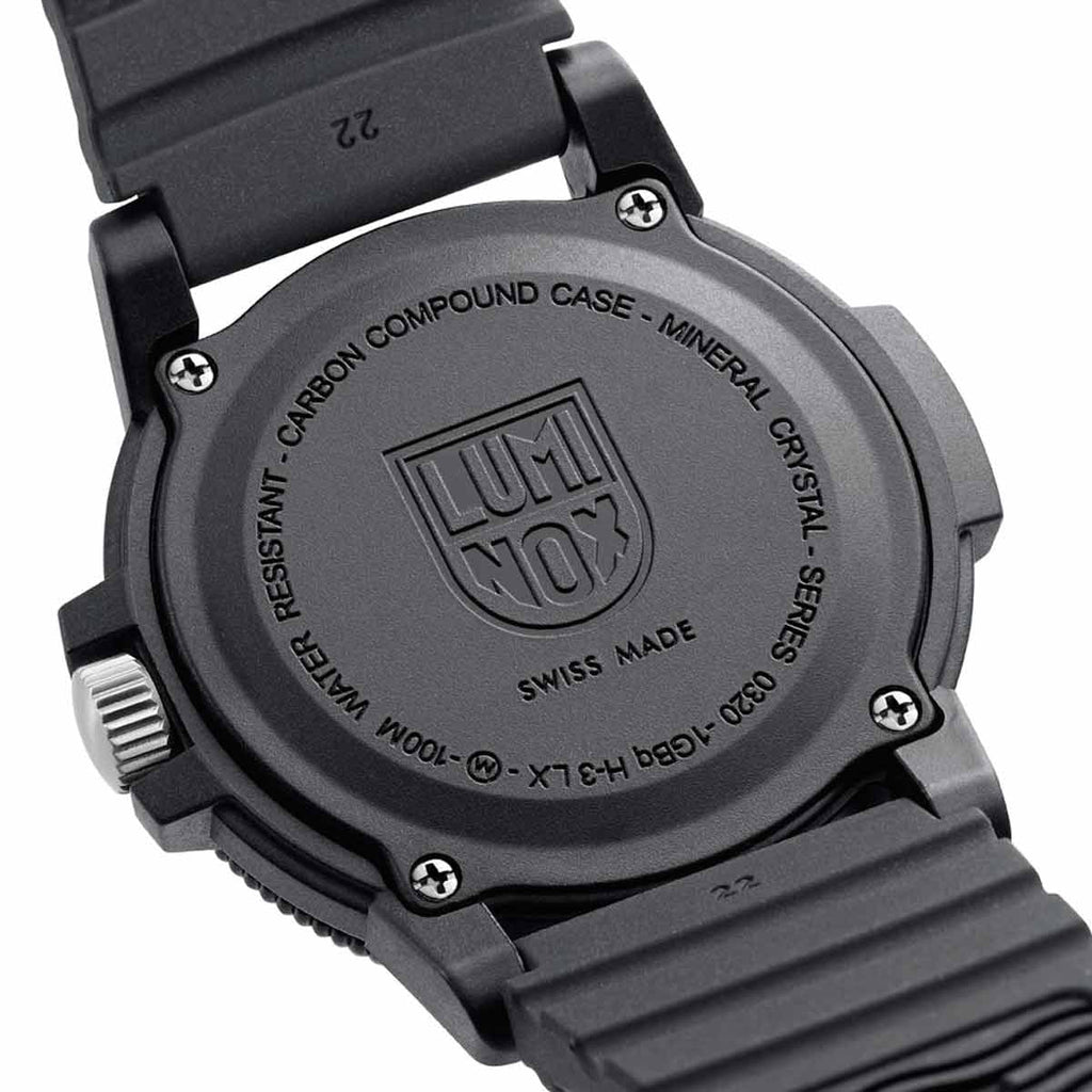Luminox 0321.BO Sizeea Turtle Giant 0320 Men's Black Band Watch