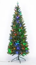 Holiday Peak 6-Foot Pre-Lit Fraiser-Like Christmas Tree, Color Changing Multi Colored and Ivory LED Lights