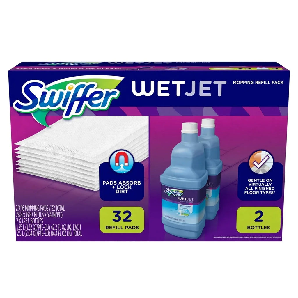 Procter & Gamble, Sizewiffer WetJet Mopping Refill Pack, 1 pack