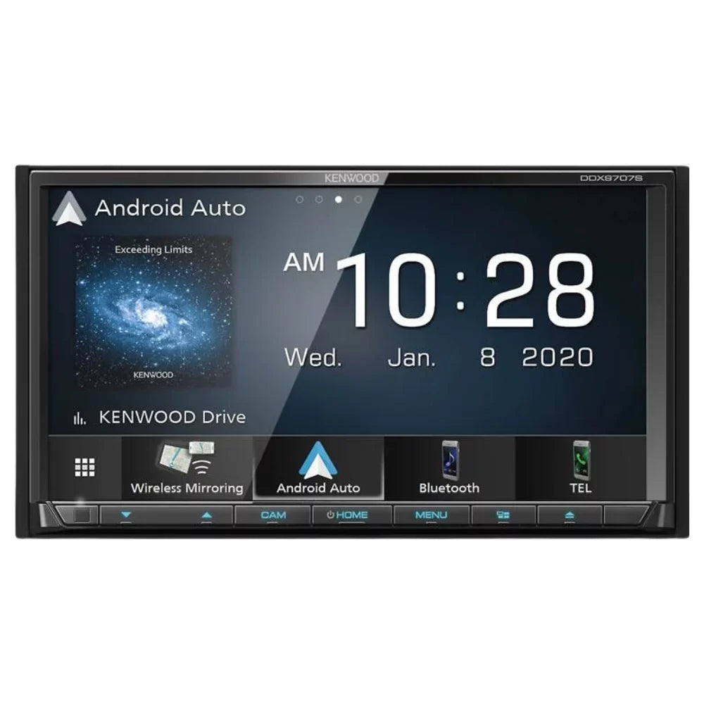 New Kenwood DDX9707Size 6.95 Inch DVD Receiver and CMOSize-230 Universal Backup Camera
