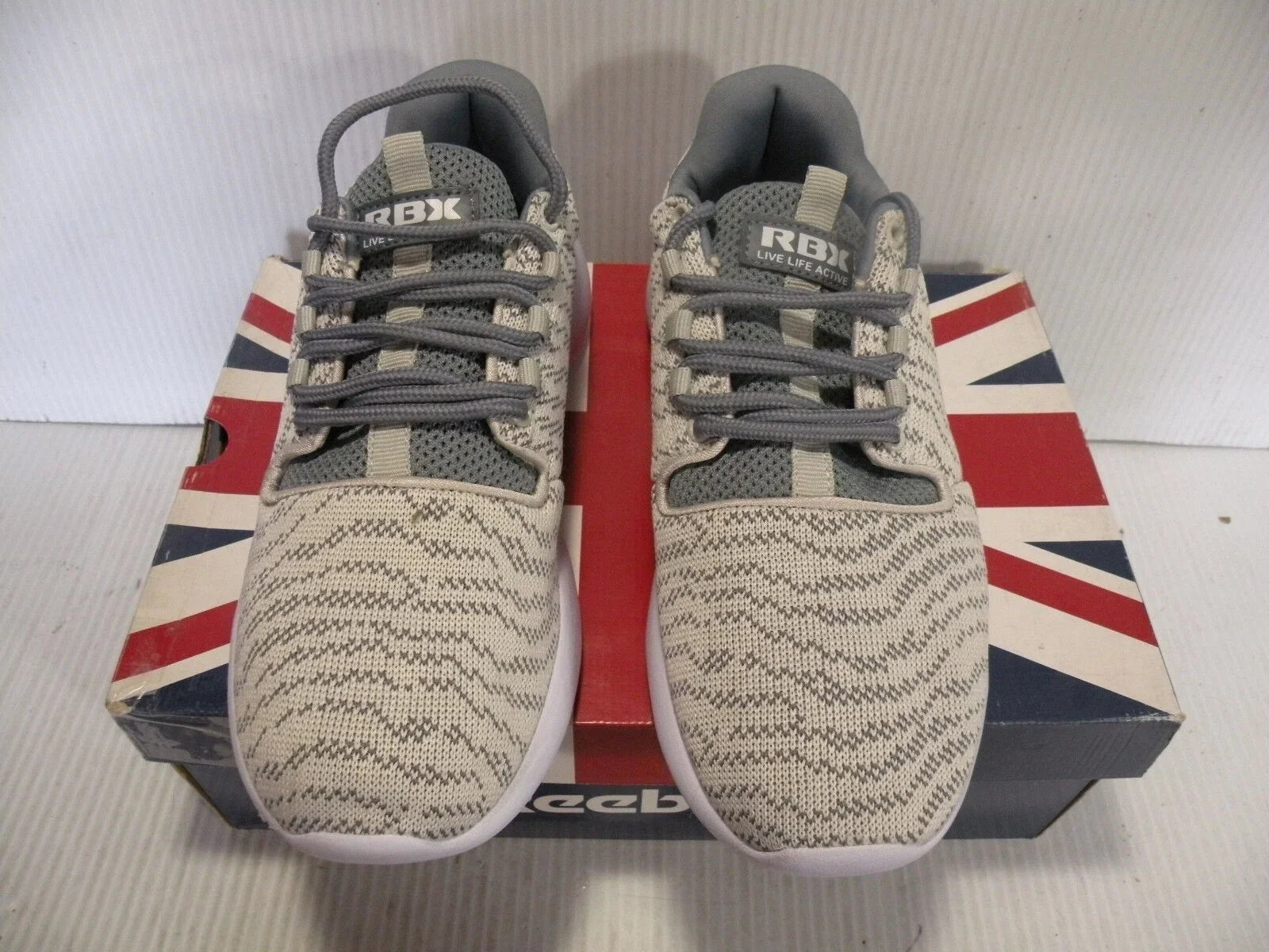 RBX RAYNA-ZK RUNNING TRAINERSize SizePORTSize SizeNEAKER WOMEN SizeHOESize GREY/BEIGE SizeIZE 10 NEW