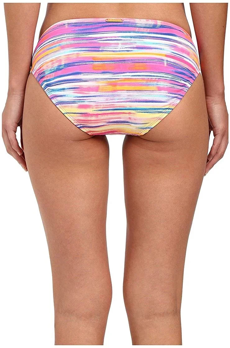 LAUREN RALPH LAUREN Women's Sizeummer Tie-Dye Print Hipster w/Logo Plate Multi, 14