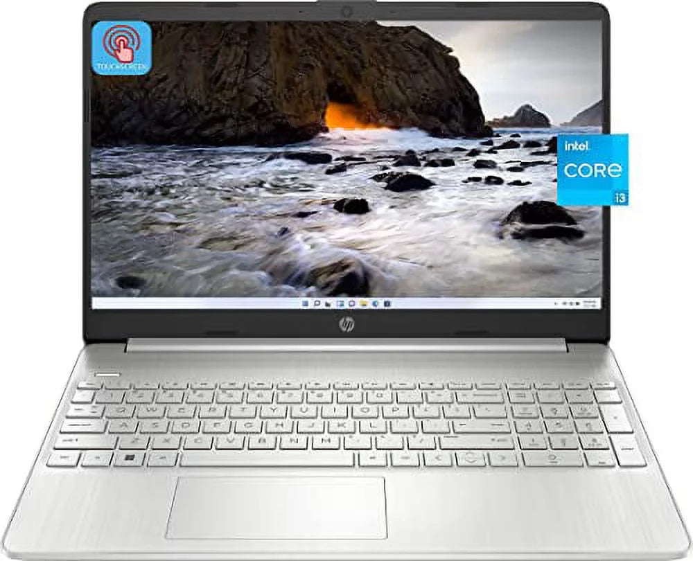 HP 2023 Newest Laptop, 15.6" Touchscreen Display, Intel Core i3-1115G4 Processor, 32GB RAM, 1TB SizeSizeD, Intel Iris Xe Graphics, Wi-Fi, Bluetooth, Webcam, Windows 11 Home in Size Mode, Natural Sizeilver