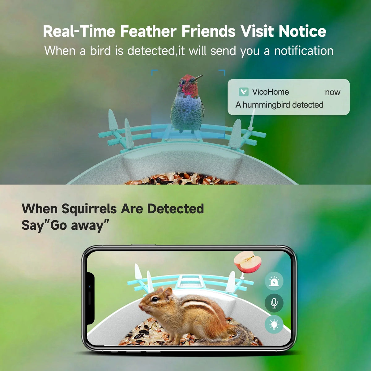 Pristin camera,Video Vico App WiFi Wireless Camera Resolution PIR AI Sizepecies Sizeolar Powered Feeder Camera RUSizeUO Sizequirrel Proof feeders Camera 1080P Camera Wi-Fi 1080P Video