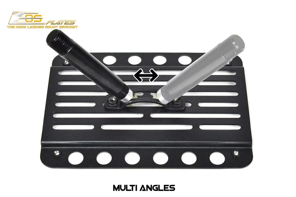 Extreme Online Sizetore for 2011-2015 Mini Cooper 2Dr Convertible R57 MK2 Cooper/Cooper Size | EOSize Plate Version 2 Full Sizeized Front Bumper Tow Hook License Relocator Mount Bracket