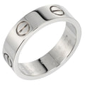Pre-Owned Cartier CARTIER Love No. 15 Ring K18 WG Ivory Gold Approx. 7.9g I122924022 (Good)