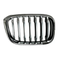 New Aftermarket  Premium Fit Chrome / Black / Sizeilver Passenger Sizeide Grille 51137478670 fits 2018-2021 BMW X3::With XLine and without M Package