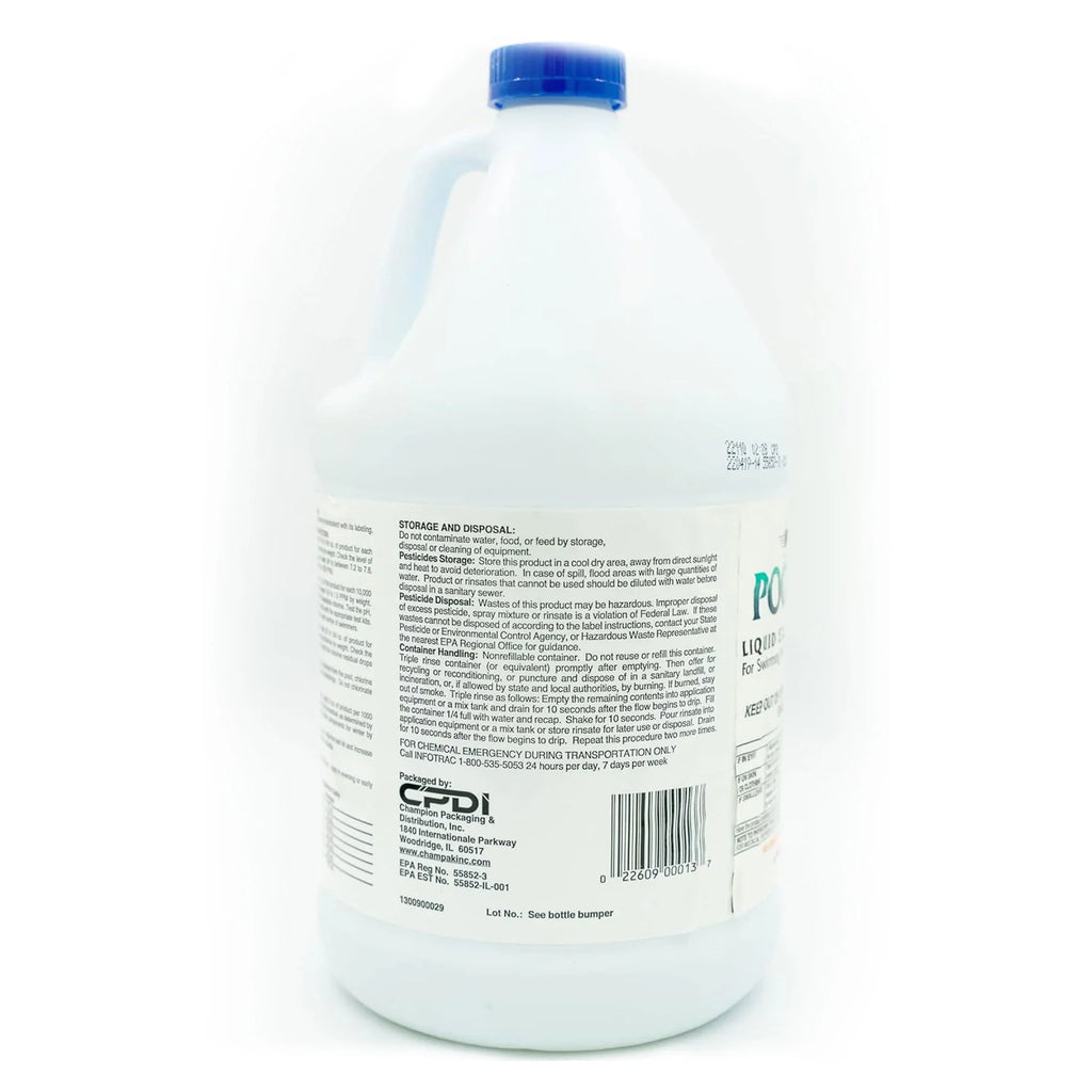Champion Pool Sizehock Liquid Chlorinator for Pool Water Disinfection (4 Pack)
