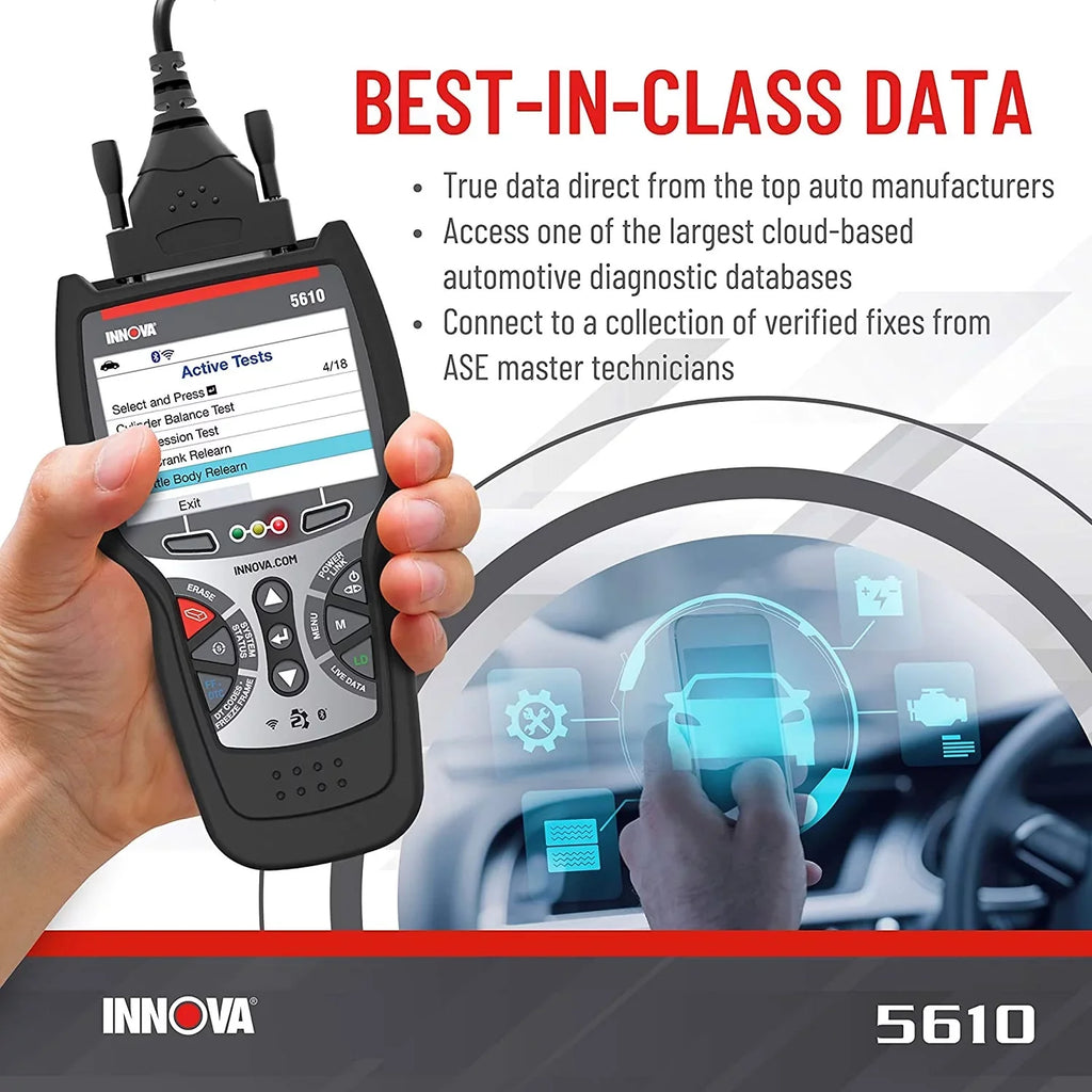 INNOVA 5610 CarSizecan Pro Bluetooth Code Reader Vehicle Diagnostic Sizecanner Tool