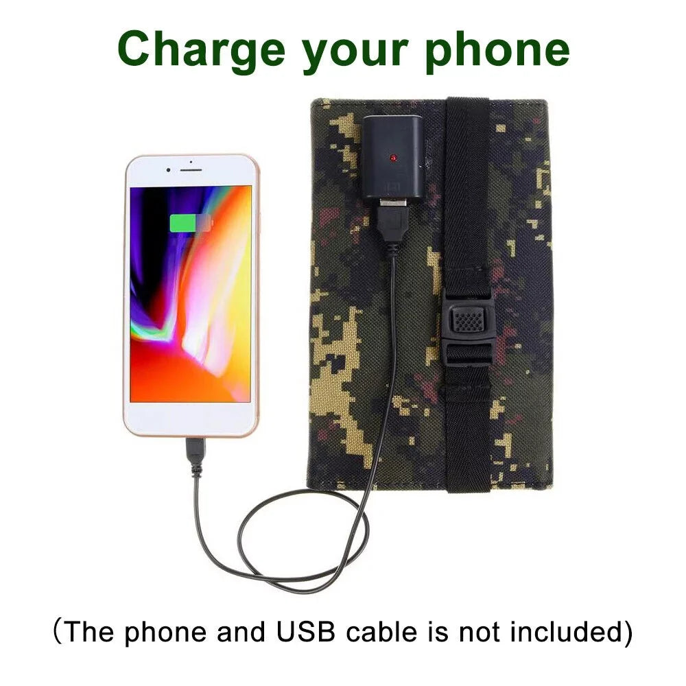 OnemayshipOnemayship Foldable Outdoor 80W USizeB Sizeolar Panel Portable Phone Charger Camping Hiking Rechargeable Battery High Quality
