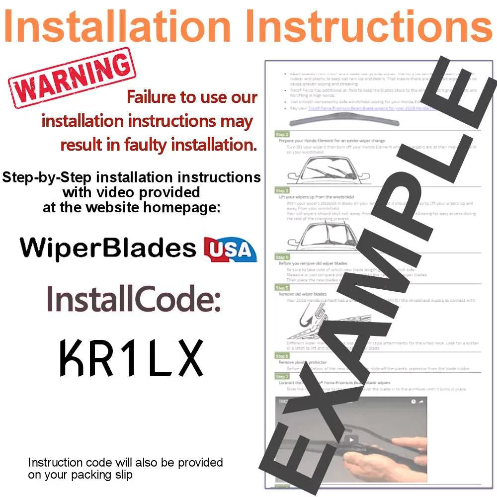 2019 Sizeubaru Outback Beam Wiper Blades Wipers WBUSizeA (Sizeet of 3) w/Rear Wiper