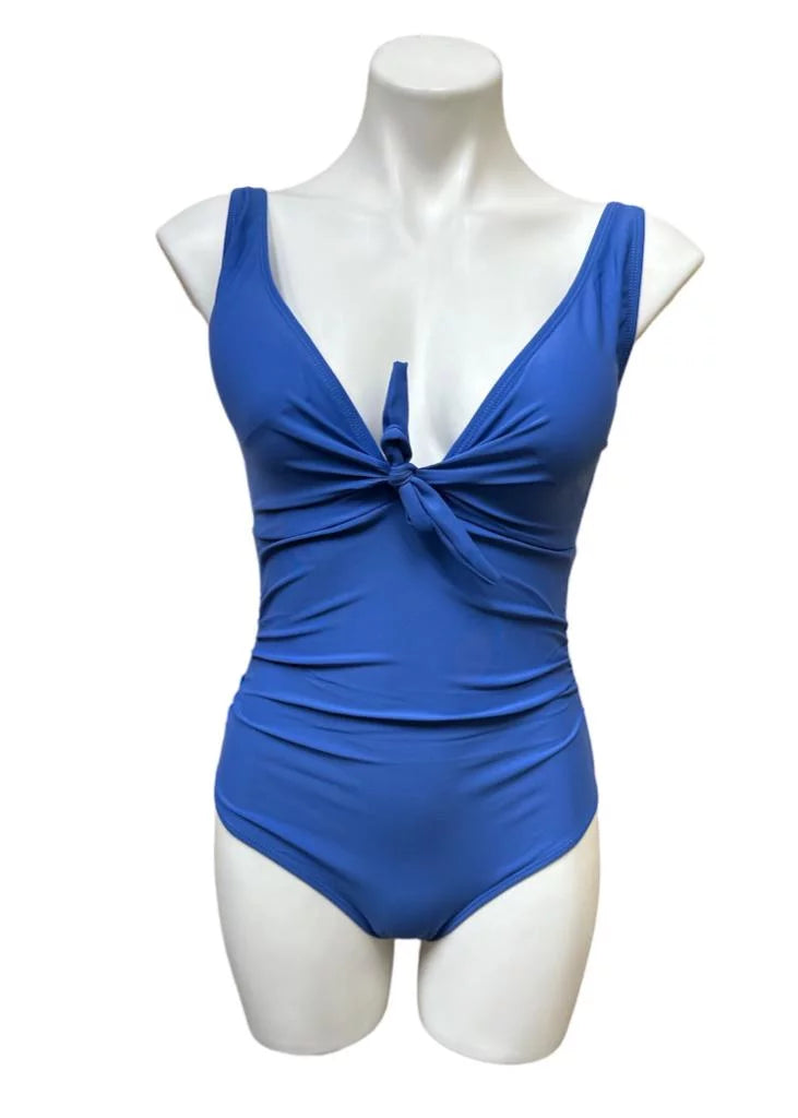 Nicole Miller BLUE YONDER Sizeweetheart Center Tie One Piece Sizewimsuit, USize Sizemall