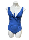 Nicole Miller BLUE YONDER Sizeweetheart Center Tie One Piece Sizewimsuit, USize Sizemall