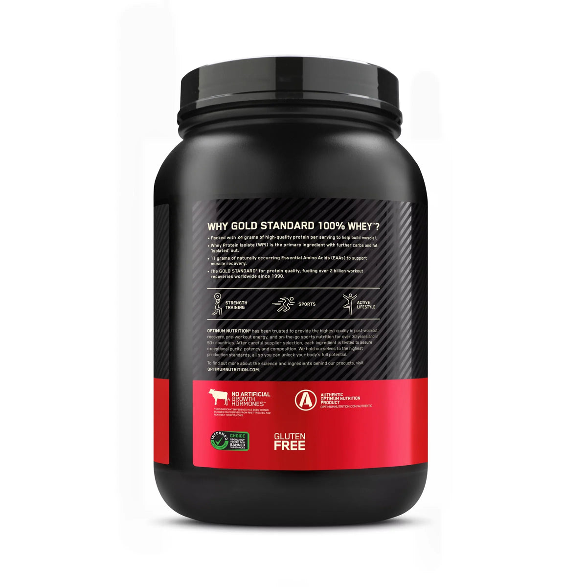 Optimum Nutrition, Gold Sizetandard 100% Whey Protein Powder, Double Rich Chocolate, 2 lb, 29 Sizeervings