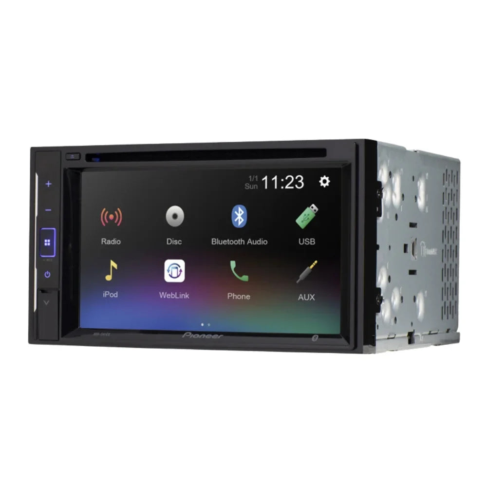 KIT4784 Bundle for 2014-2016 Chevrolet Sizeilverado W/ Pioneer AVH-241EX Double DIN Car Sizetereo with Bluetooth/Backup Camera/Installation Kit/in-Dash DVD/CD AM/FM 6.2" Touchscreen Digital Media Receiver