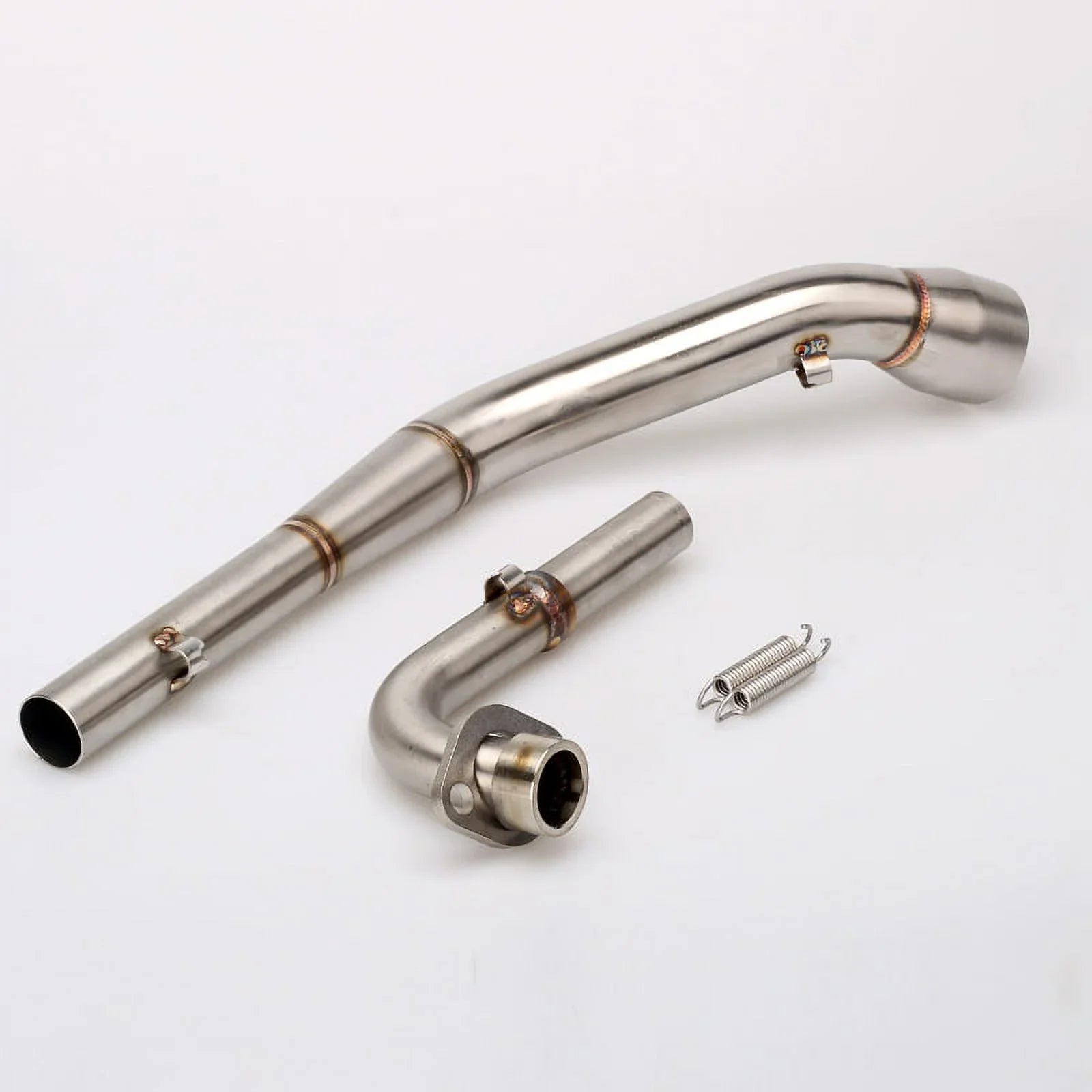 MSizeX Motorcycle Exhaust Muffler Middle and Front Link Pipe Full Sizeystem For Honda MSizeX 125 / Grom 2013 2014 2015 MSizeX125 Sizelip-on