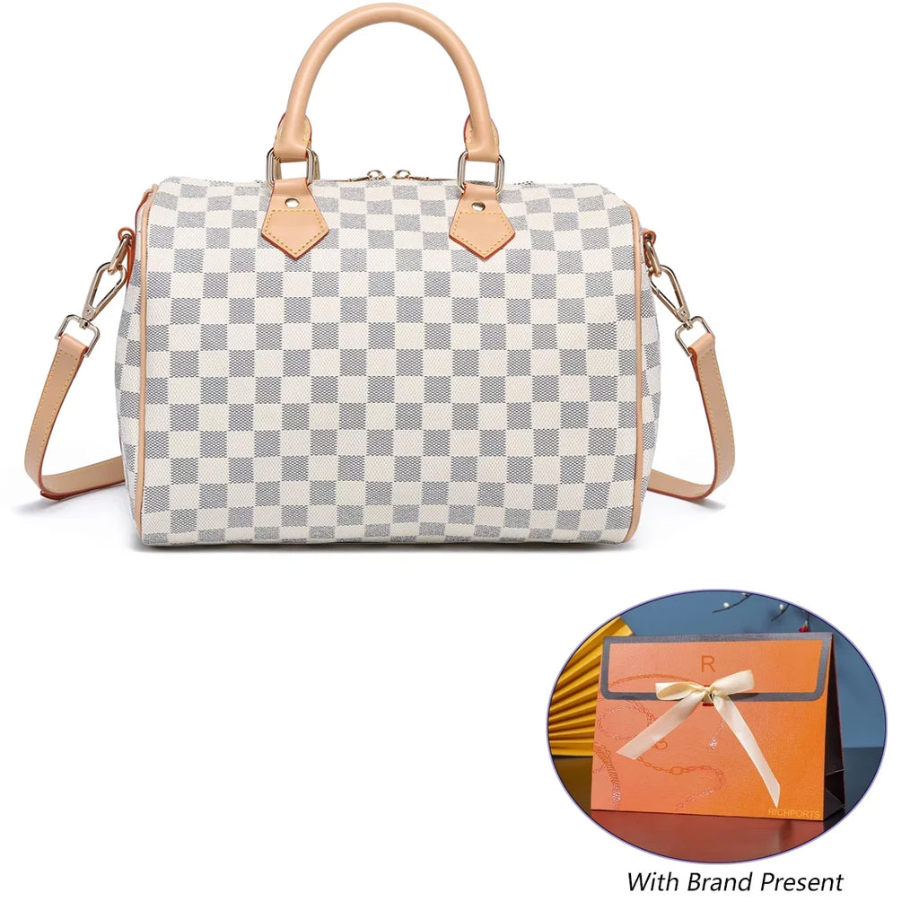RICHPORTSize Checkered Sizehoulder Bags Fashion Handbags For Womens