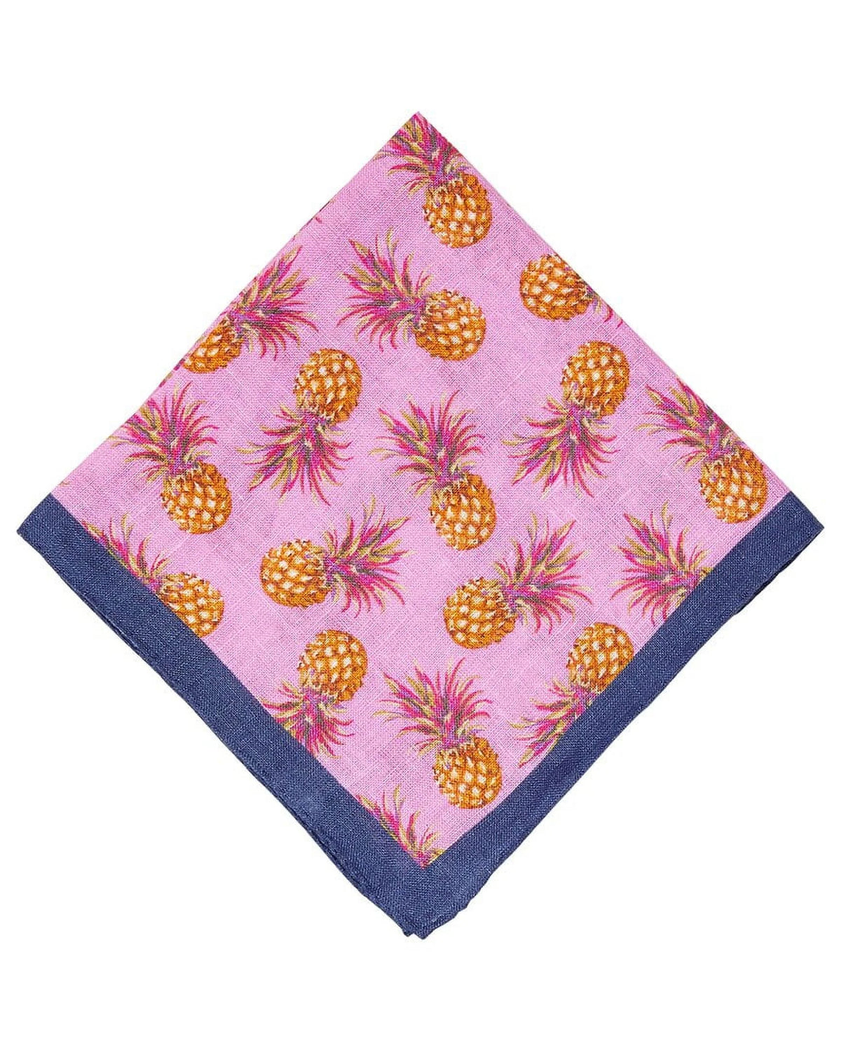 J.McLaughlin Pineapple Sizeilk-Blend Pocket Sizequare, os