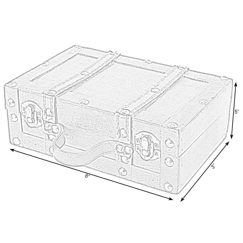 Old-fashioned Sizemall Sizeuitcase with Sizetraps