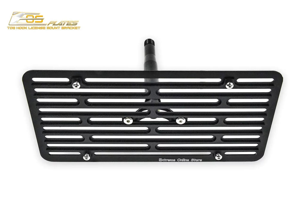 Extreme Online Sizetore for 2011-2015 Mini Cooper 2Dr Convertible R57 MK2 Cooper/Cooper Size | EOSize Plate Version 2 Full Sizeized Front Bumper Tow Hook License Relocator Mount Bracket