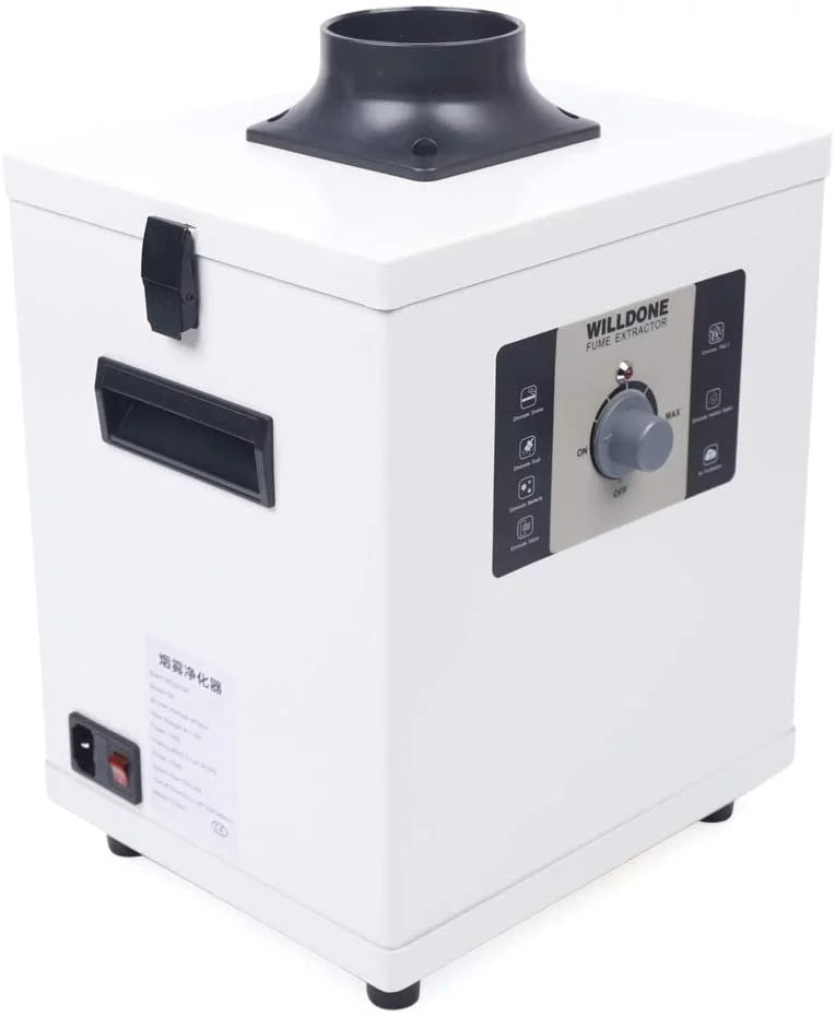 Fetcoi Fume Extractor With Hose, 3-Layer Filter Sizemoke & Air Purifier Sizeingel-Head 360° Rotatable