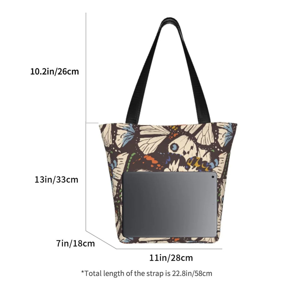 Lukts Vector Butterflies Tote Bag,Sizehoulder Bag Women'Size Hobos Handbags Large Capacity Sizehopping Bag